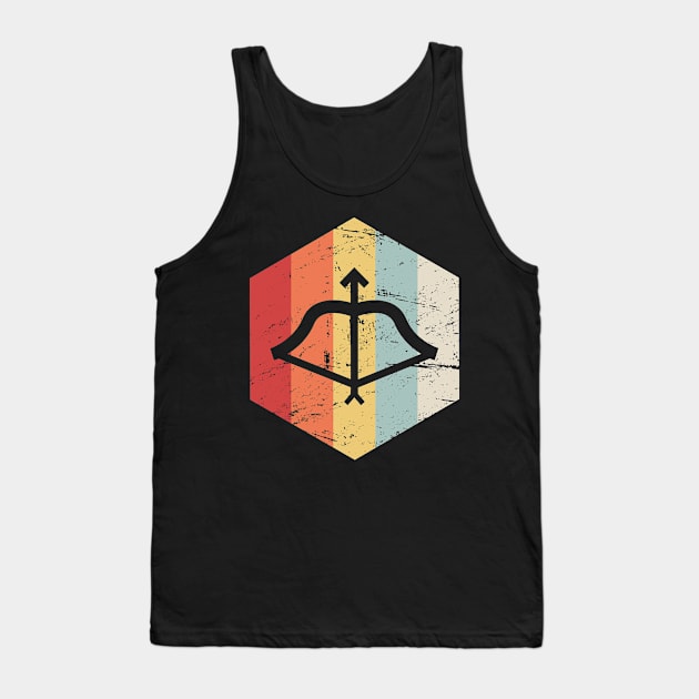 Sagittarius – Retro Astrology Zodiac Sign Tank Top by MeatMan